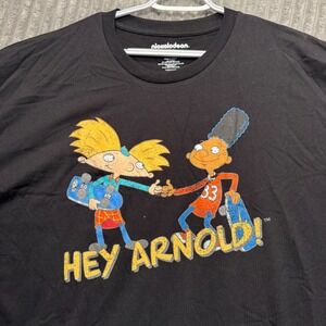 Nickelodeon‎ shirt Adult XL Hey Arnold Gerald Graphic Tee Short Sleeve Cotton